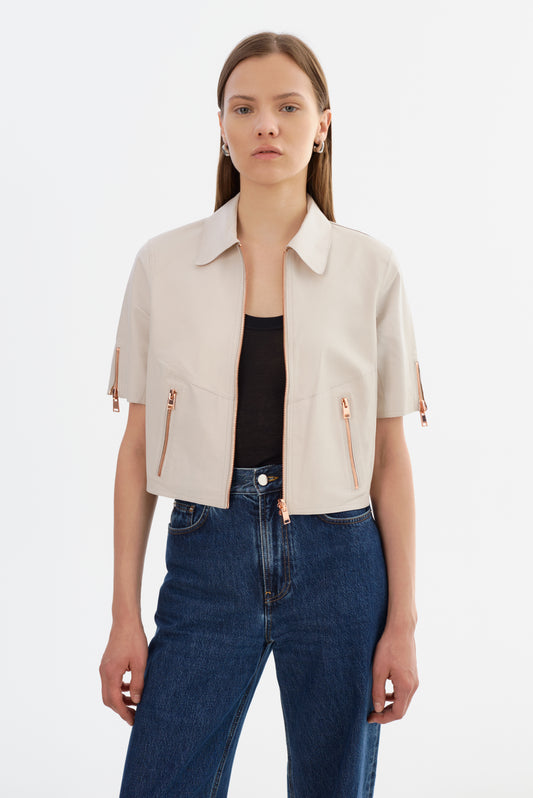 SEVANA | Reversible Leather Jacket