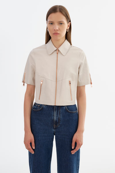 SEVANA | Reversible Leather Jacket