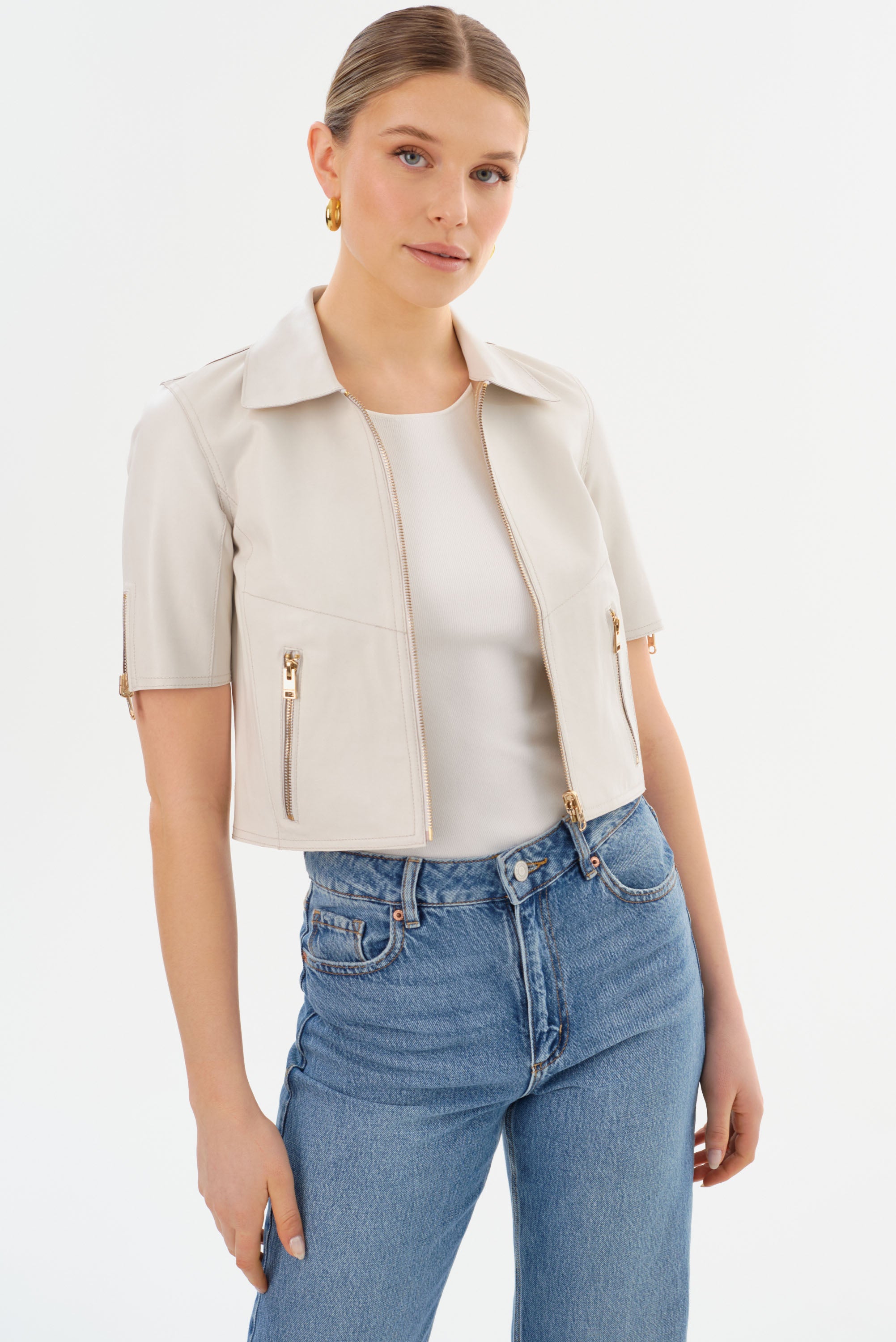 SEVANA | Veste en cuir réversible
