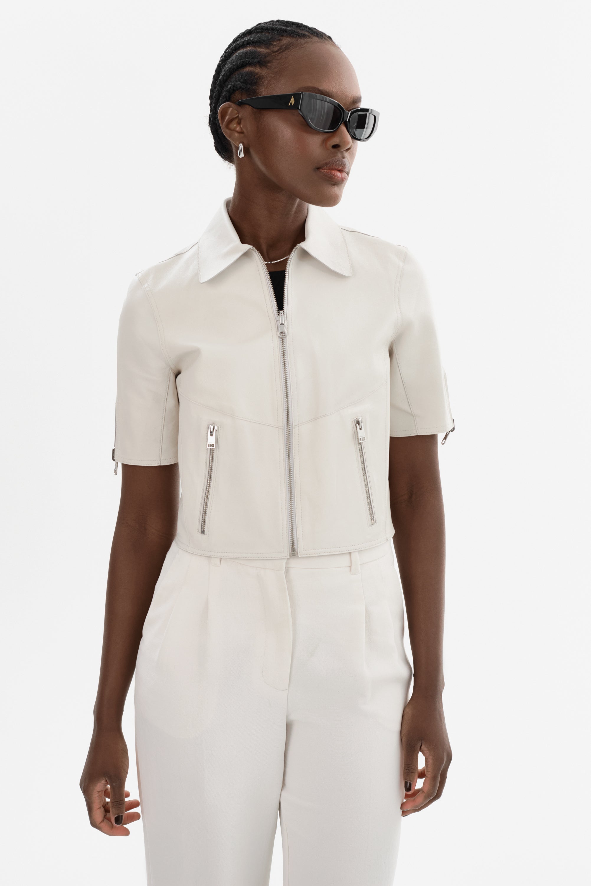 SEVANA | Veste en cuir réversible