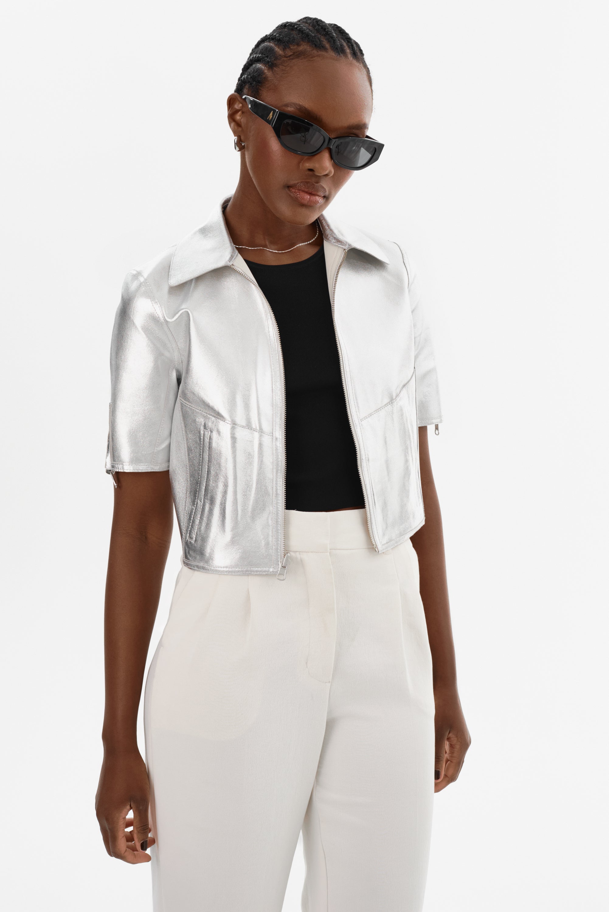 SEVANA | Veste en cuir réversible
