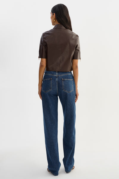 SEVANA | Reversible Leather Jacket