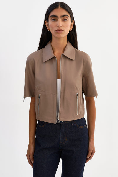 SEVANA LSR | Reversible Suede Jacket