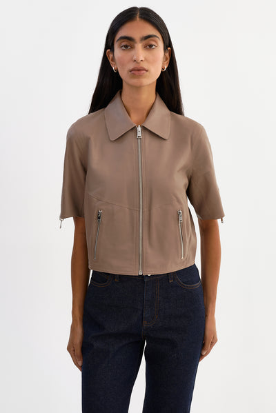SEVANA LSR | Reversible Suede Jacket