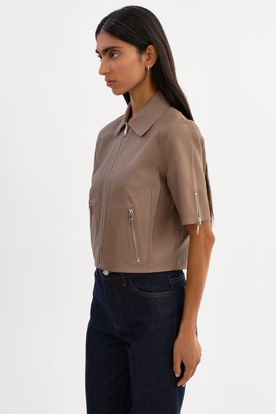 SEVANA LSR | Reversible Suede Jacket