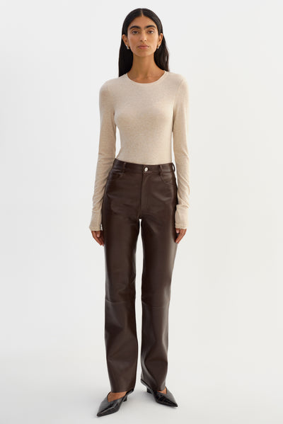 SHANNON | Leather Pants