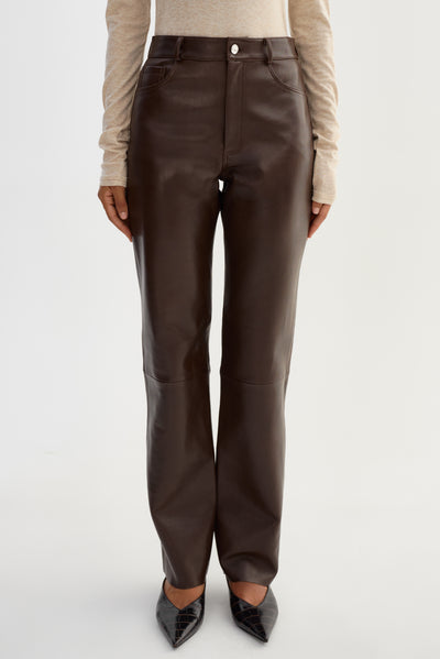 SHANNON | Leather Pants