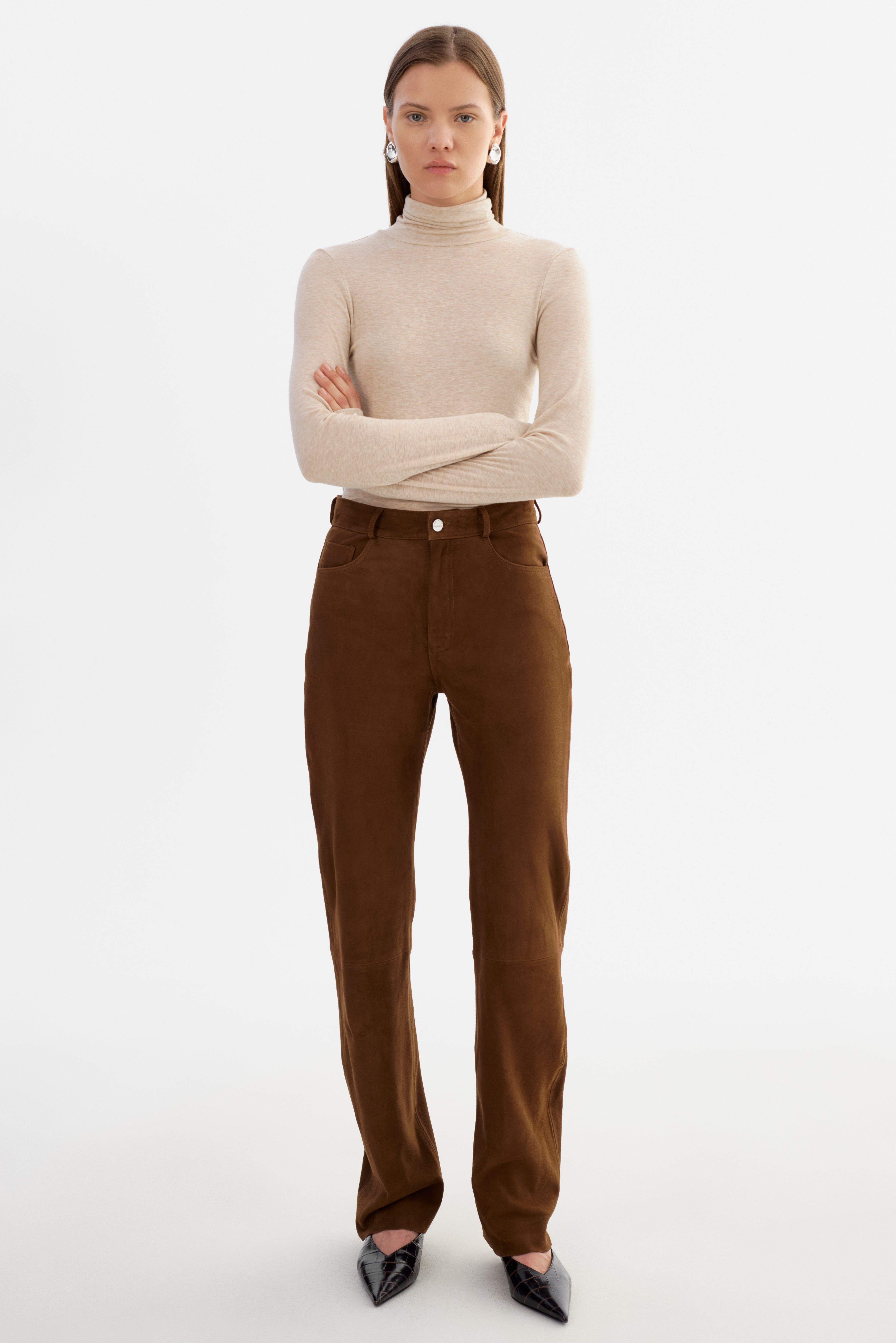 SHANNON S | Pantalon en suède