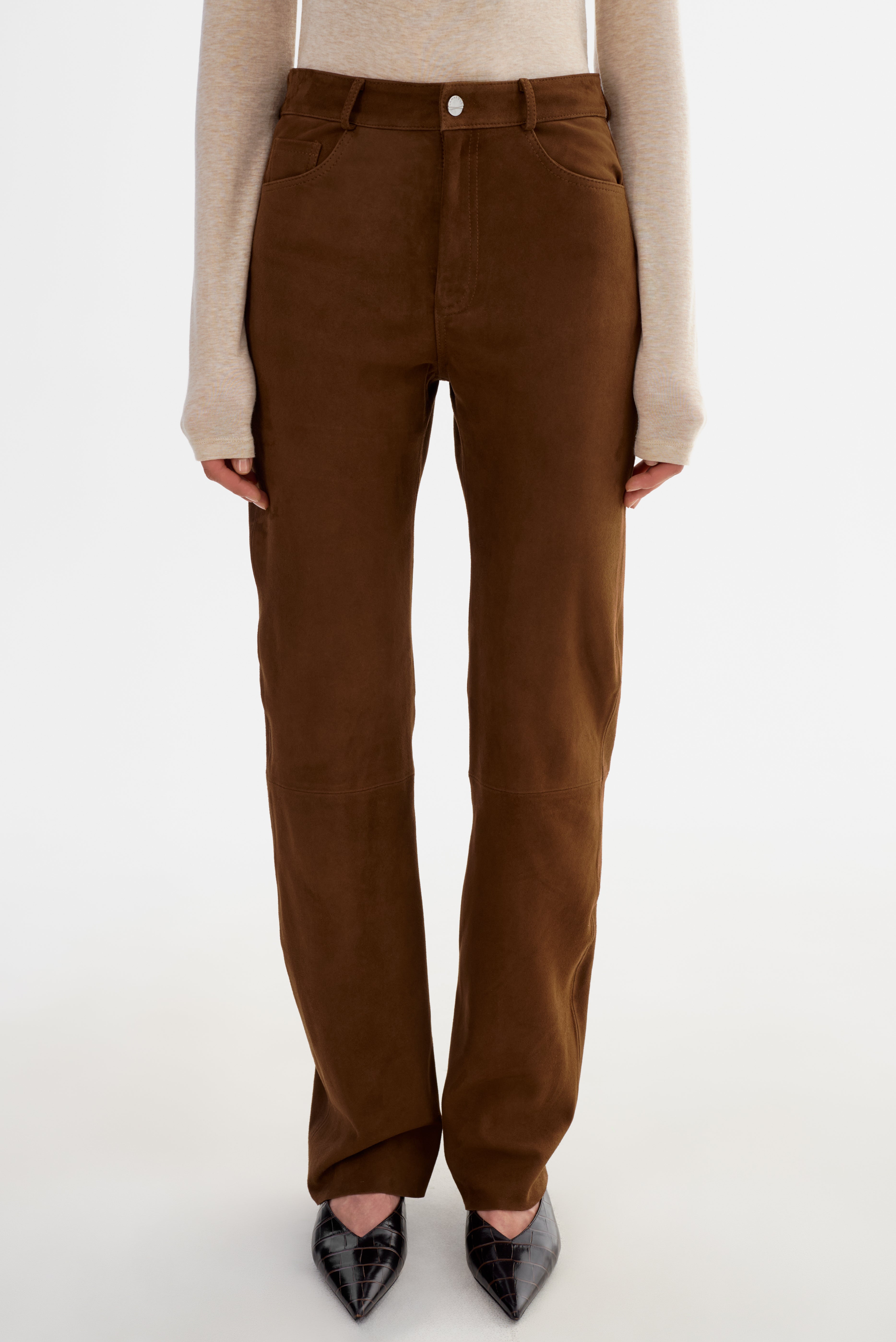 SHANNON S | Pantalon en suède