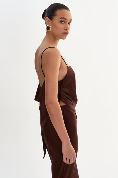 SOLANGE | Asymmetric Satin Cami