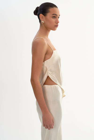 SOLANGE | Asymmetric Satin Cami