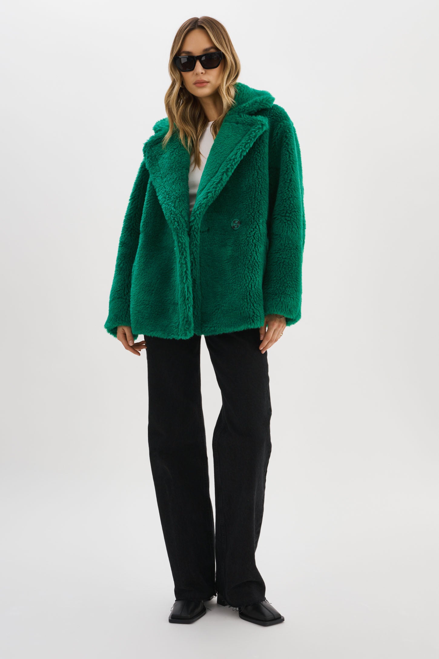 SOPHIE | Manteau en sherpa