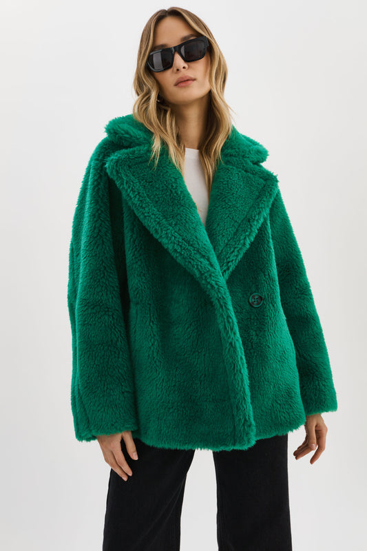 SOPHIE | Manteau en sherpa