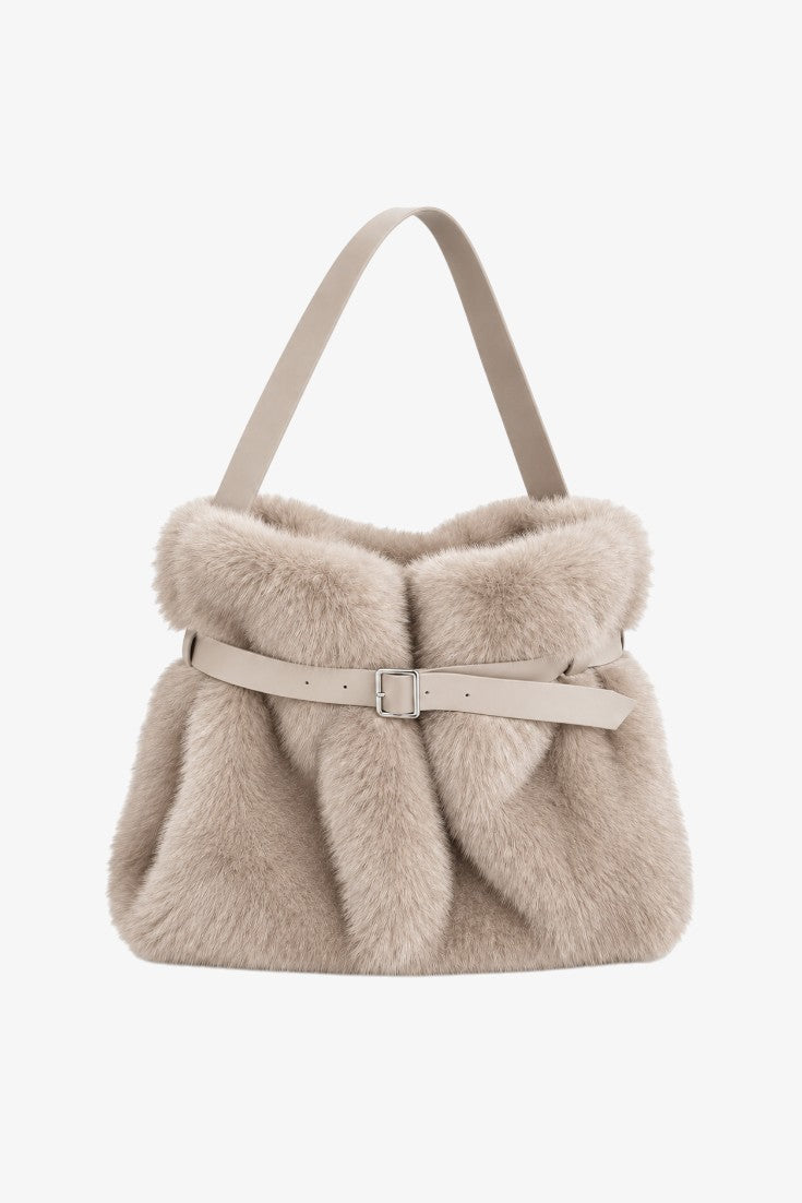 SPARA | Sac seau en fausse fourrure