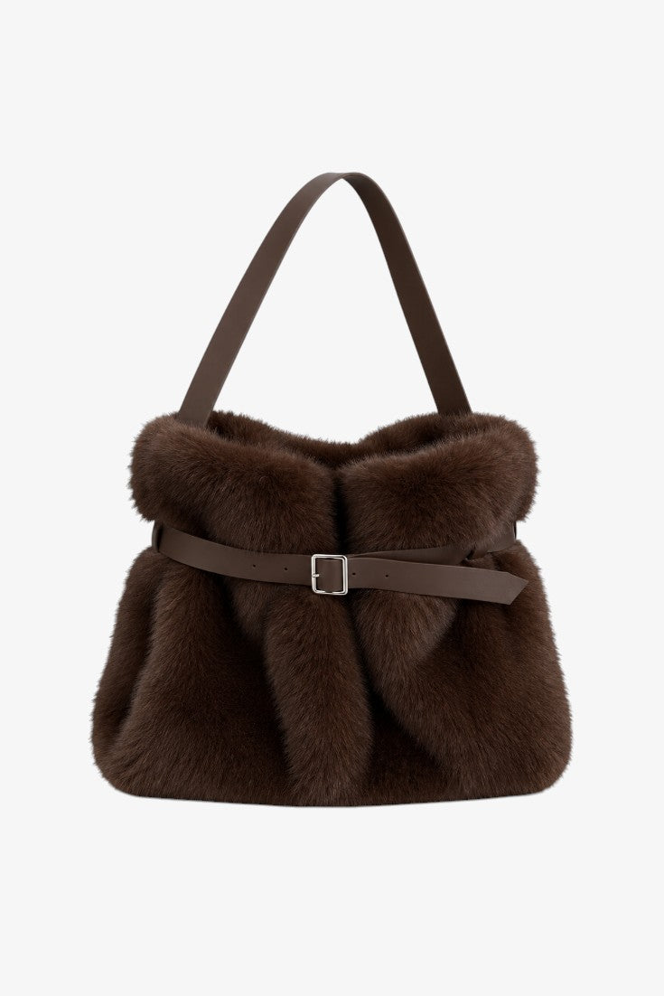 SPARA | Sac seau en fausse fourrure