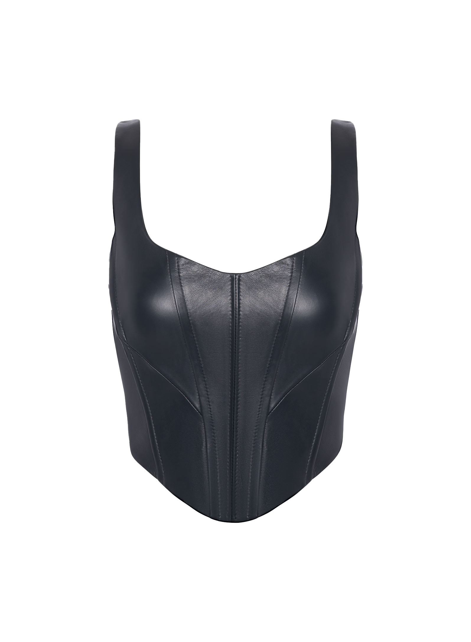 TABIA | Leather Corset Top – LAMARQUE