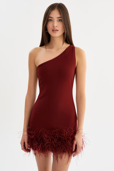 TAFIA | One Shoulder Mini Dress