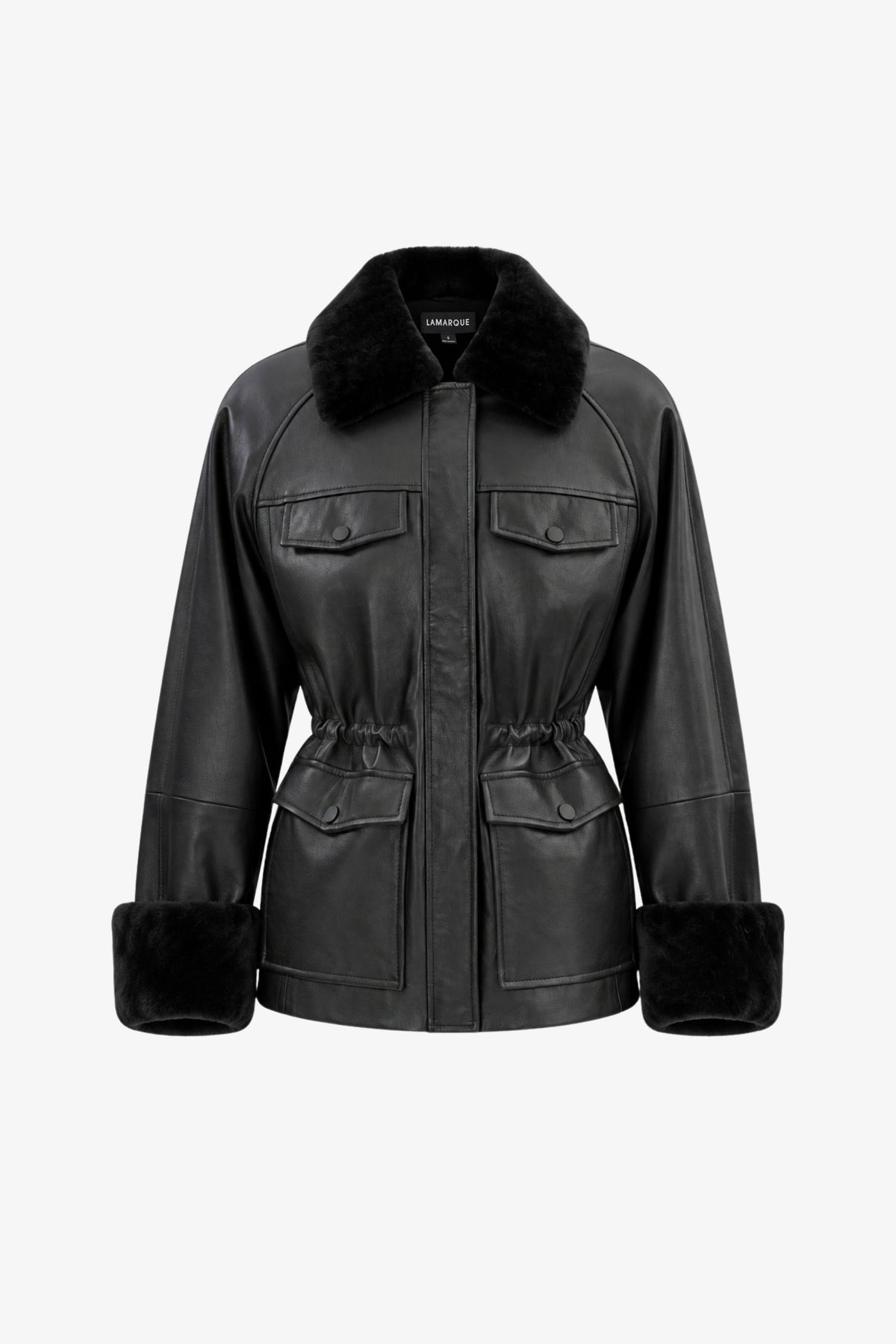 TAYLA | Leather Utility Jacket