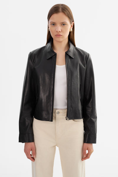 TESS | Leather Jacket