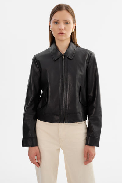 TESS | Leather Jacket