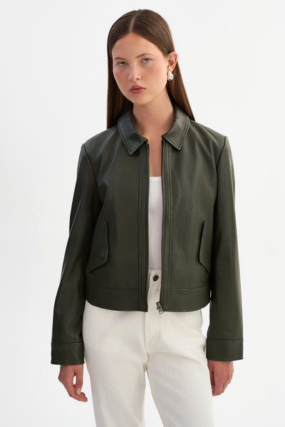 TESS | Leather Jacket