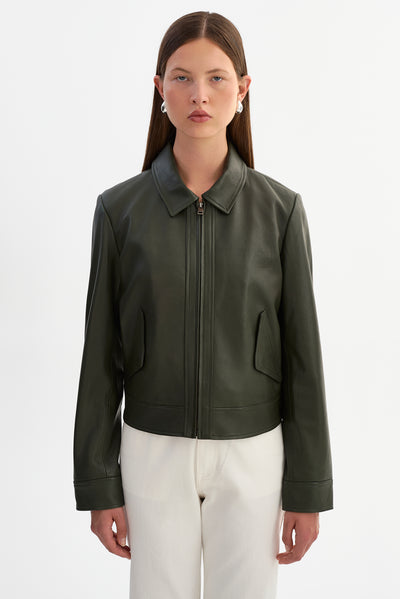TESS | Leather Jacket