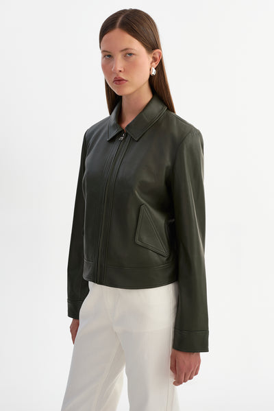 TESS | Leather Jacket
