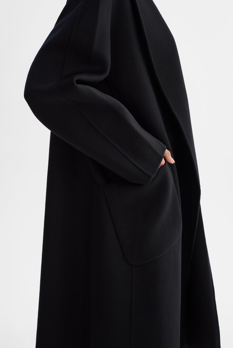 Shawl Collar Wool Coat