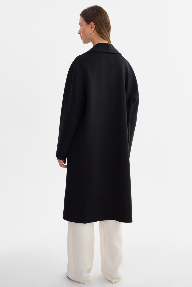 Shawl Collar Wool Coat