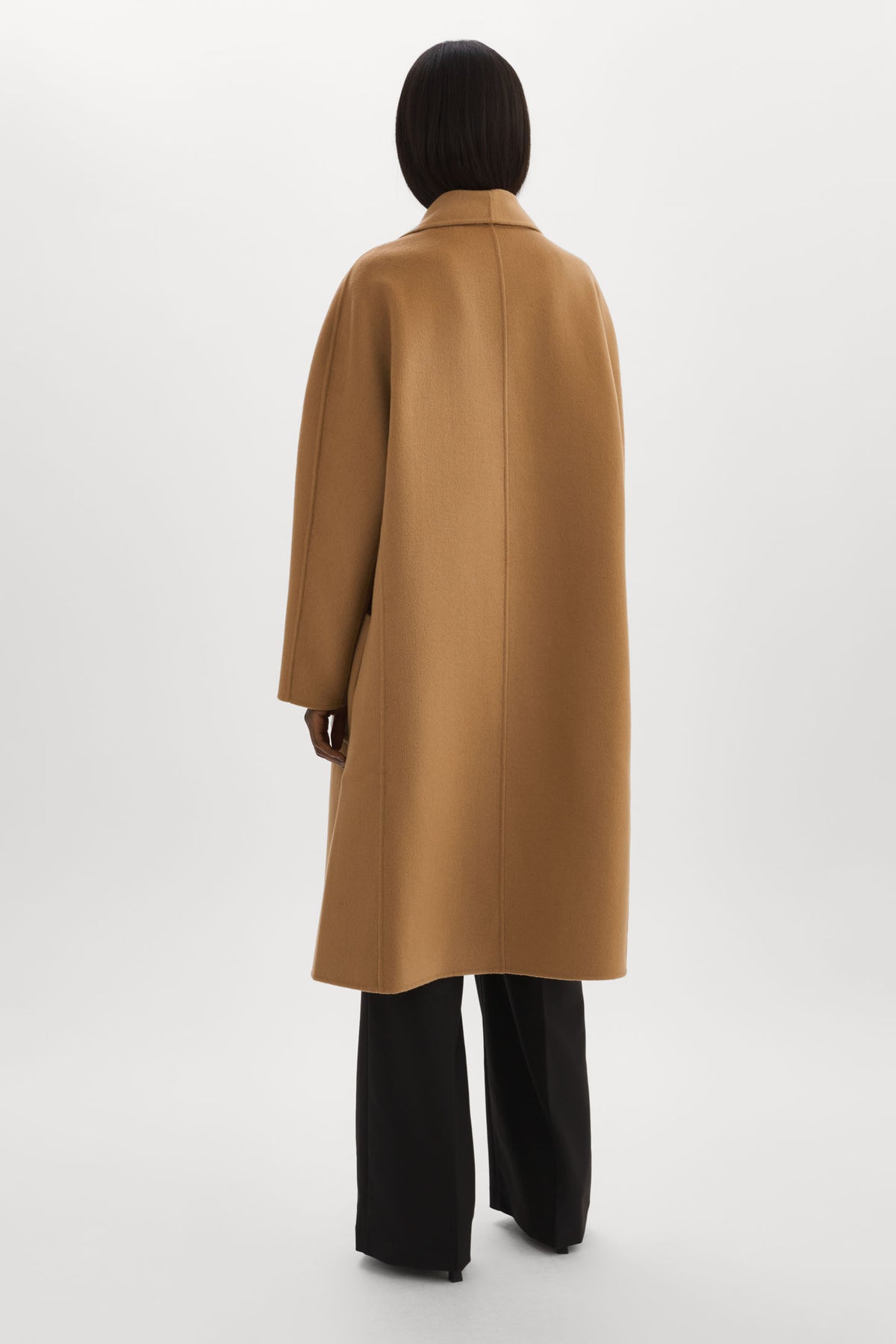 THARA | Manteau en laine à col châle
