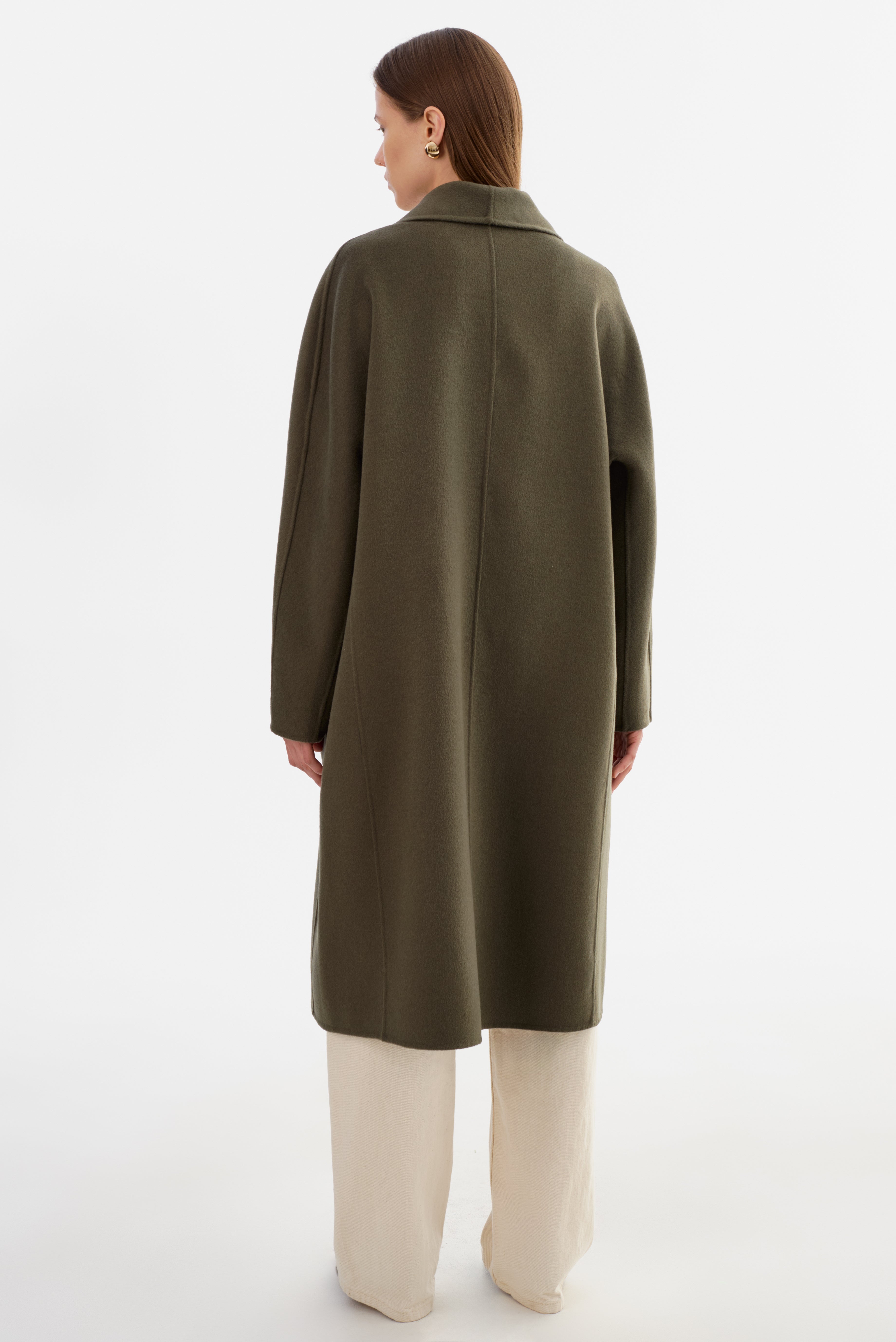 THARA | Manteau en laine à col châle