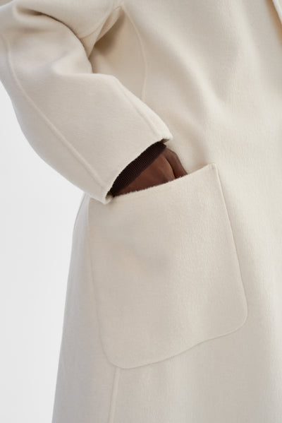THARA | Shawl Collar Wool Coat