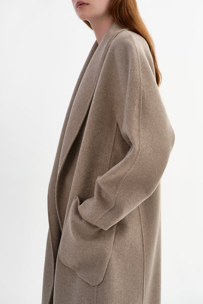 THARA | Shawl Collar Wool Coat
