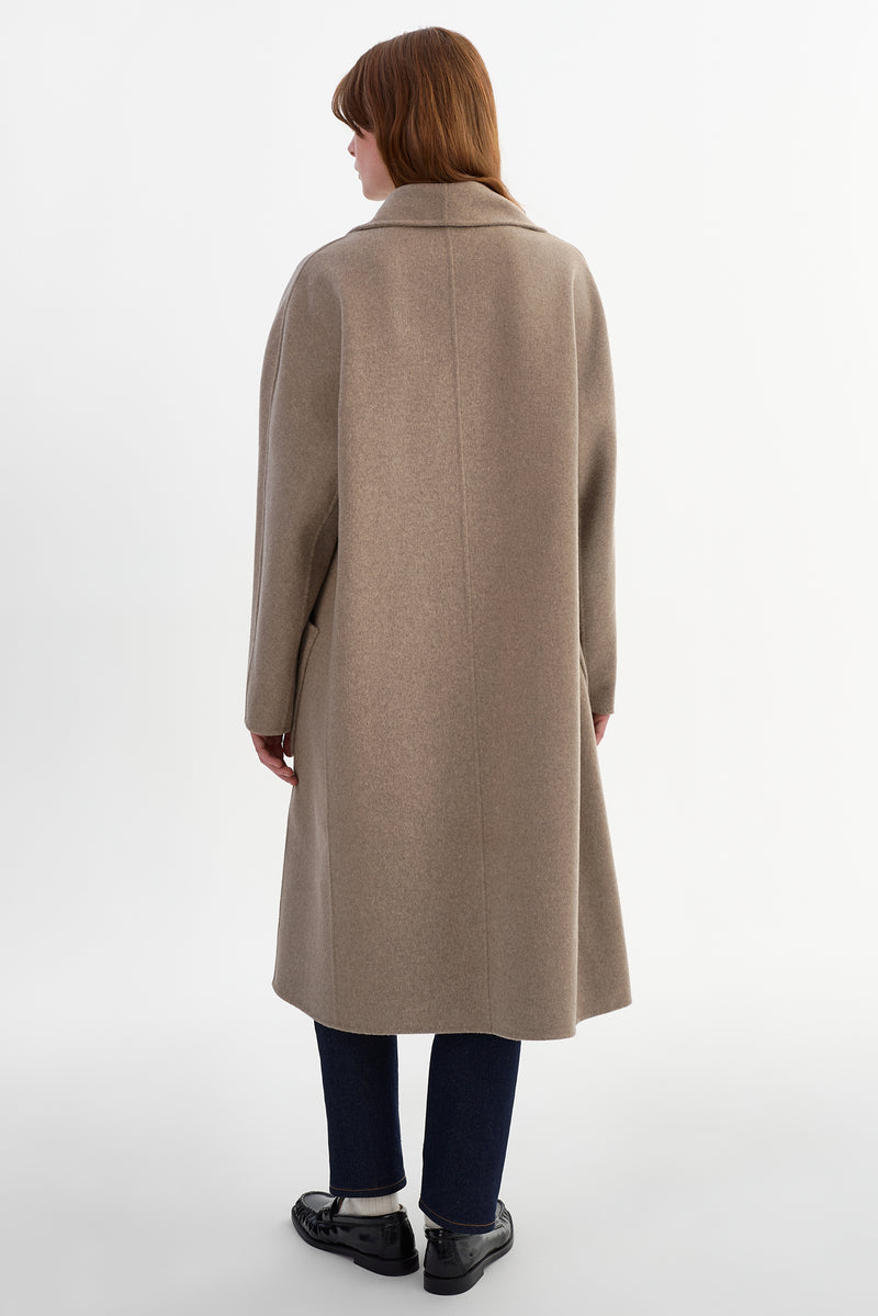 Shawl Collar Wool Coat