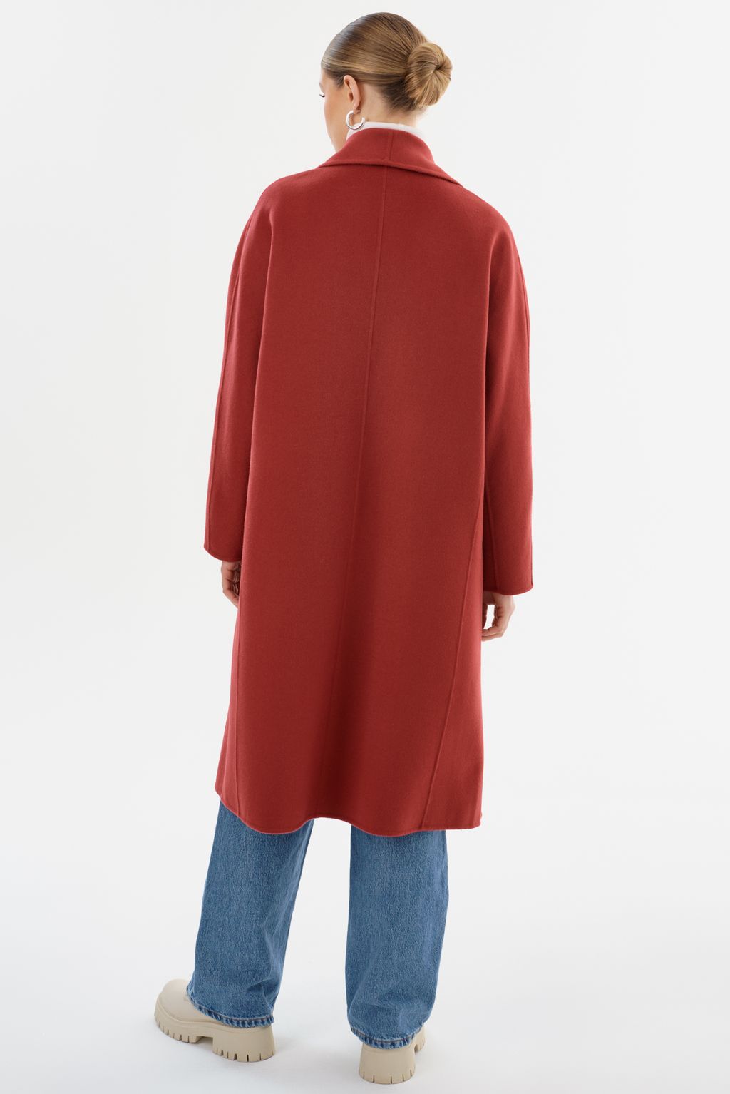 THARA | Shawl Collar Wool Coat