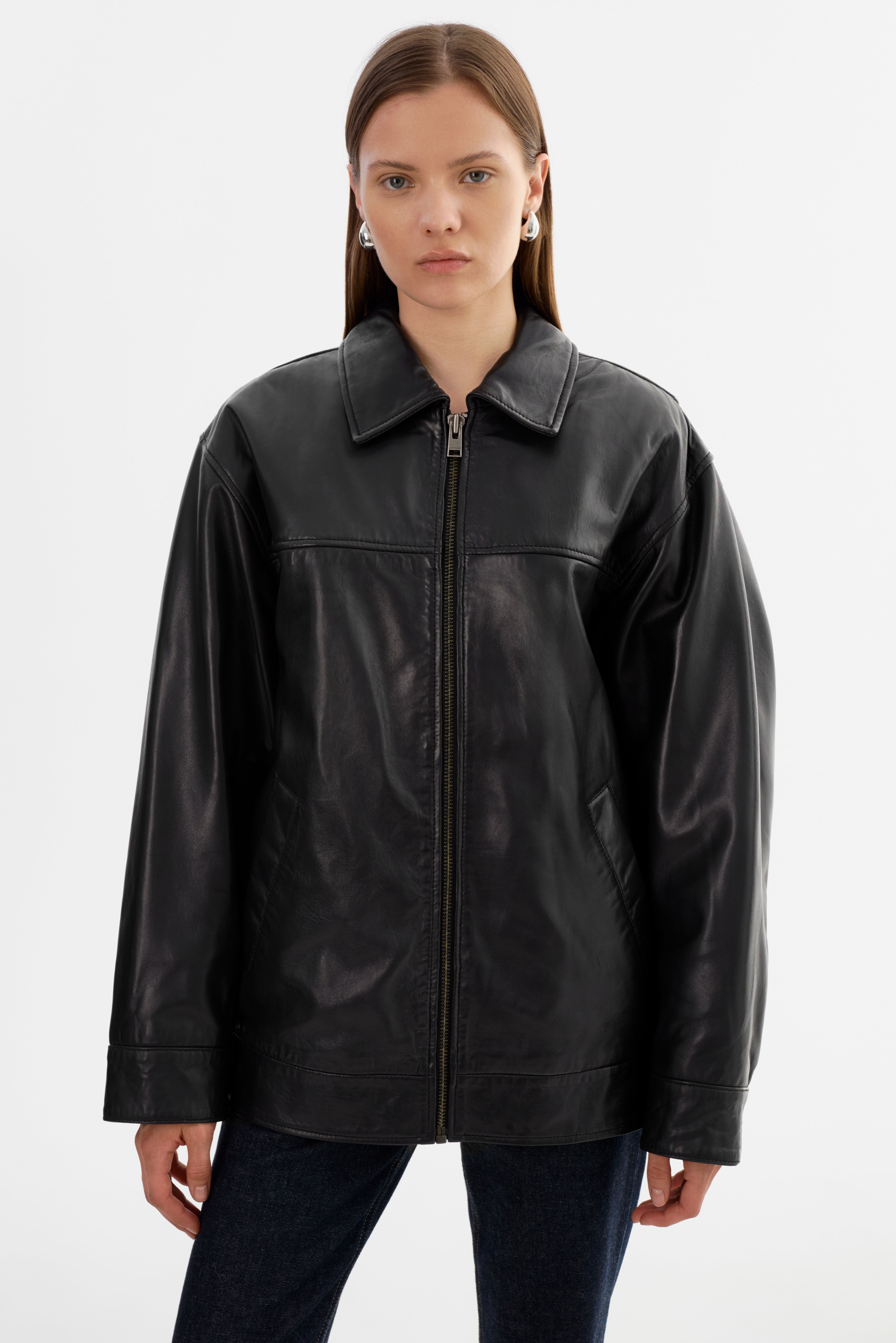 THEIA | Manteau aviateur en cuir