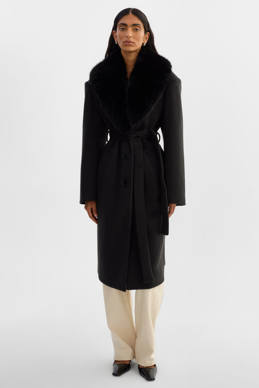 TILLIE | Belted Wool Coat