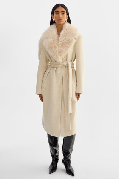TILLIE | Belted Wool Coat