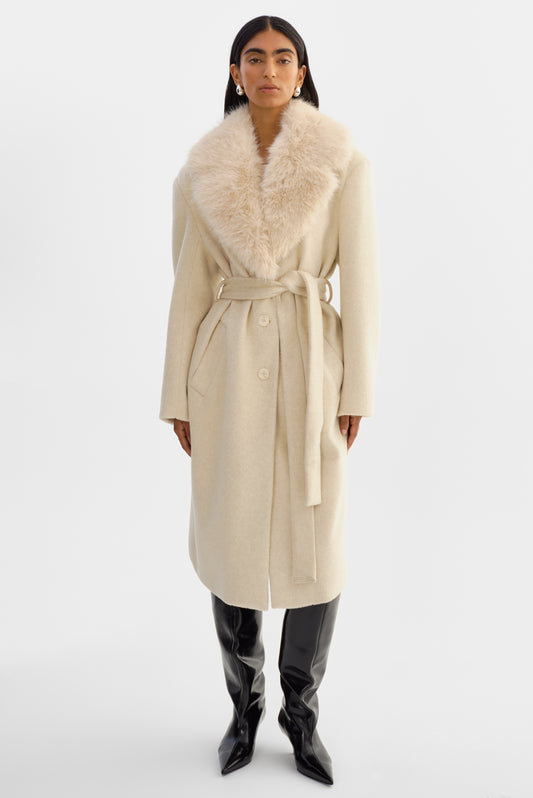 TILLIE | Belted Wool Coat
