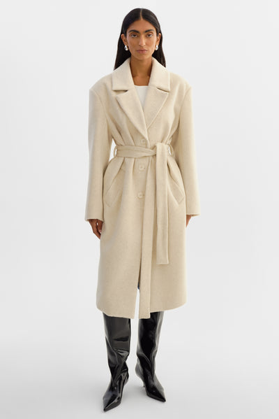 TILLIE | Belted Wool Coat