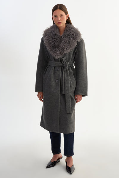 TILLIE | Belted Wool Coat