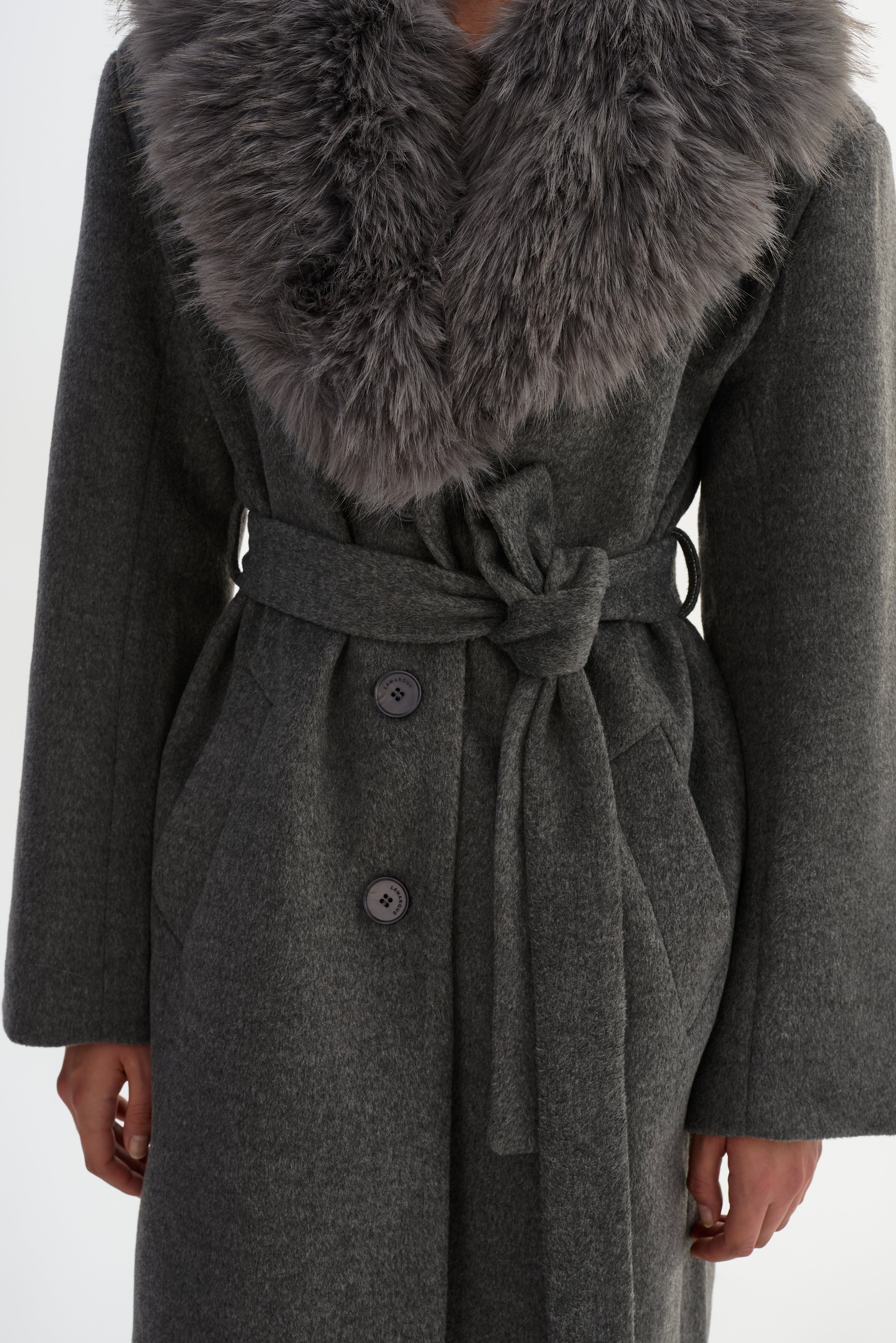 TILLIE | Belted Wool Coat