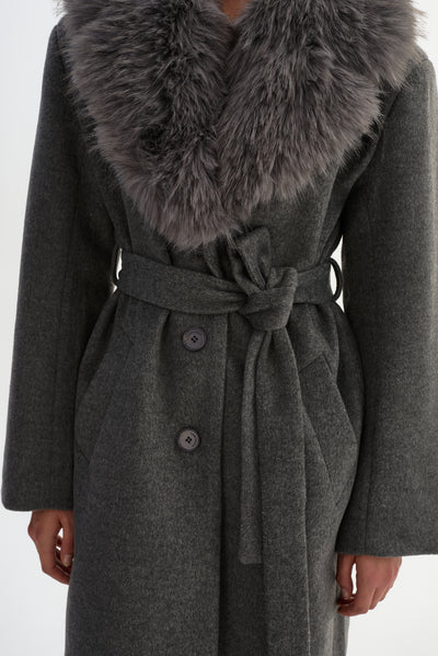 TILLIE | Belted Wool Coat