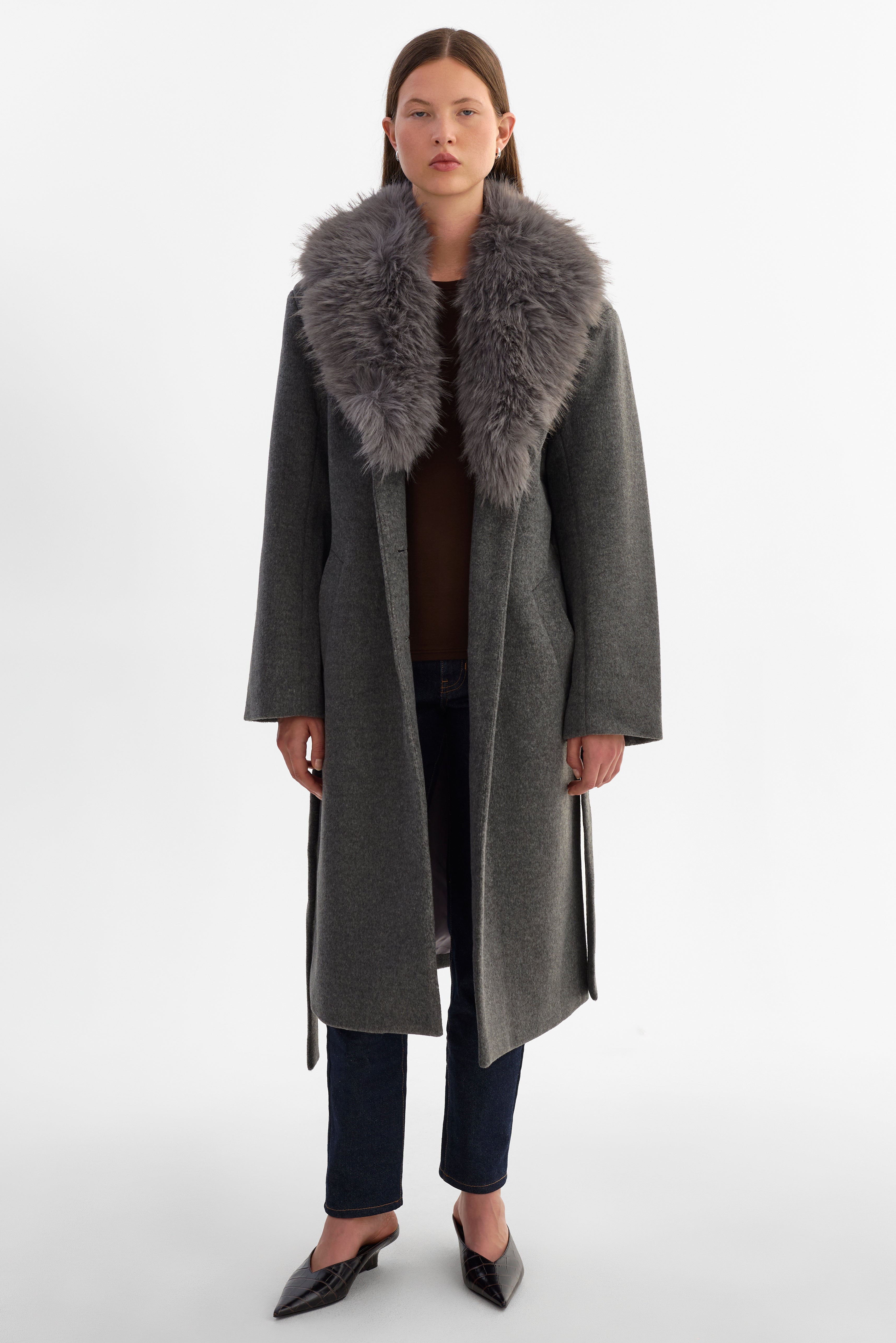 TILLIE | Belted Wool Coat