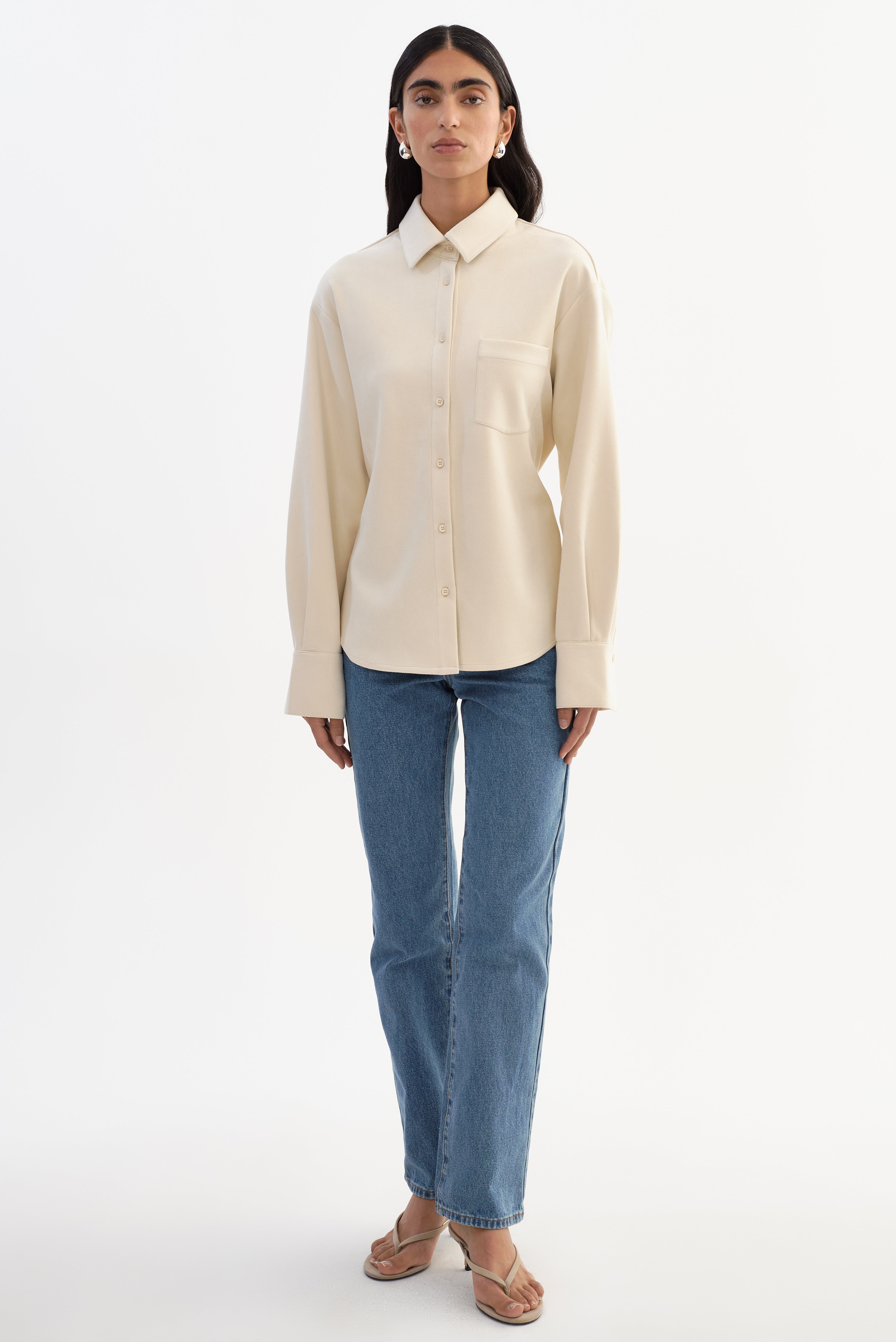 TOSCA | Chemise en faux suède