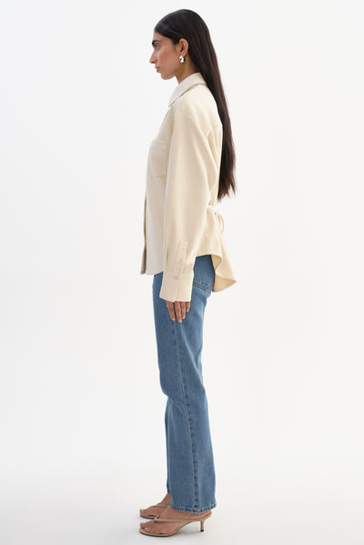 TOSCA | Faux Suede Shirt