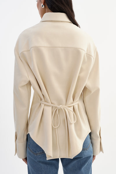 TOSCA | Faux Suede Shirt