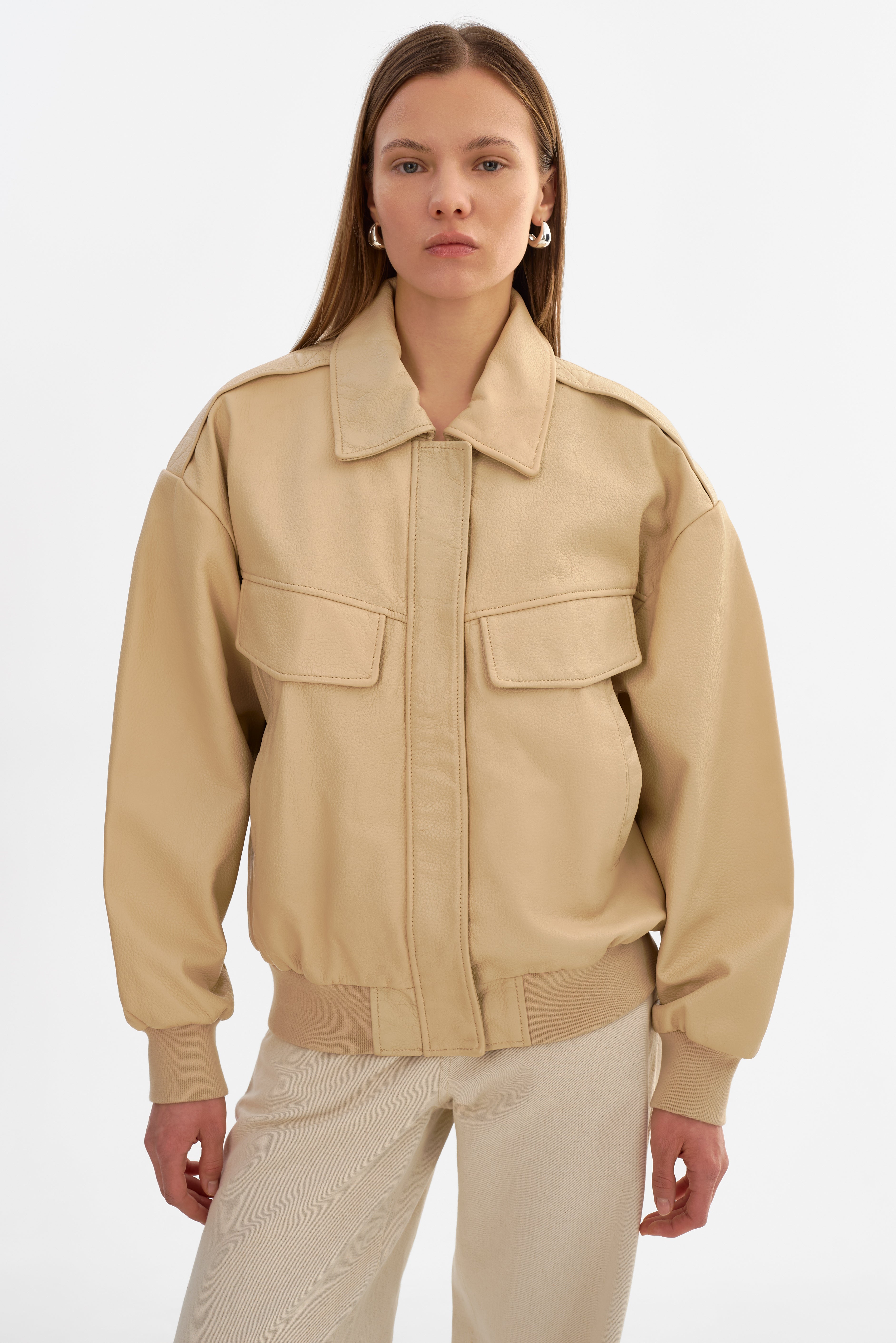 TREVANNA | Blouson bomber en cuir