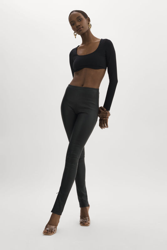TULIA | Leather Leggings