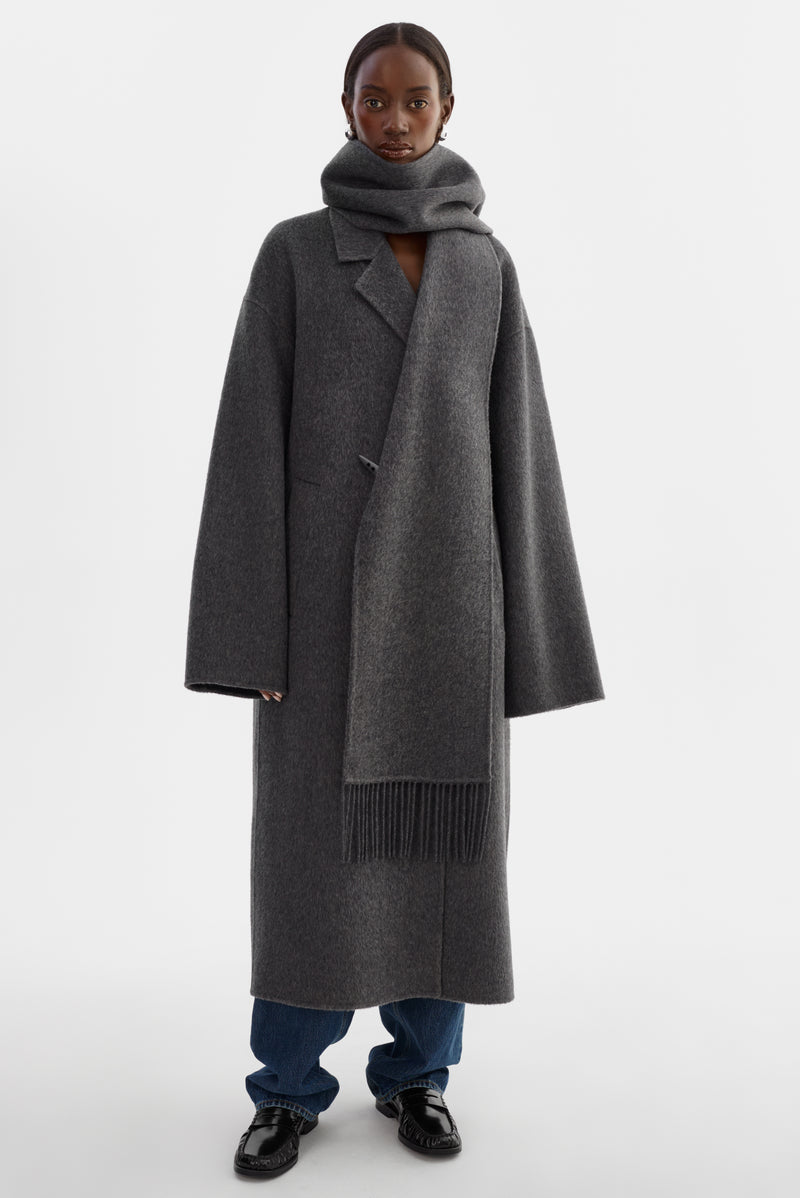 Wool Scarf Coat